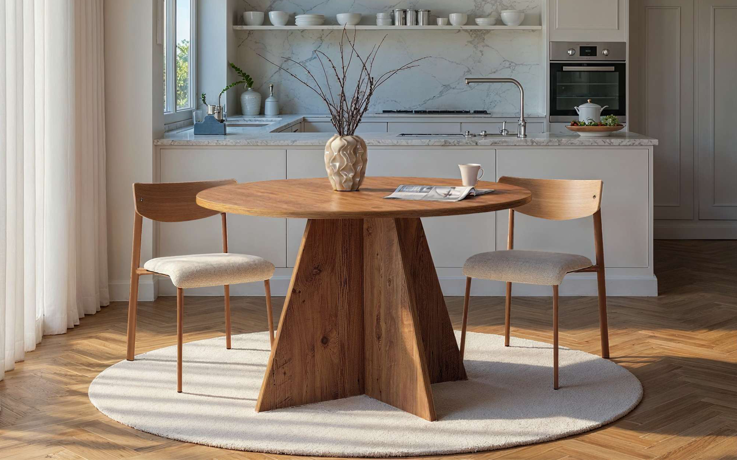 Dining table Virela, Atlantic pine  1